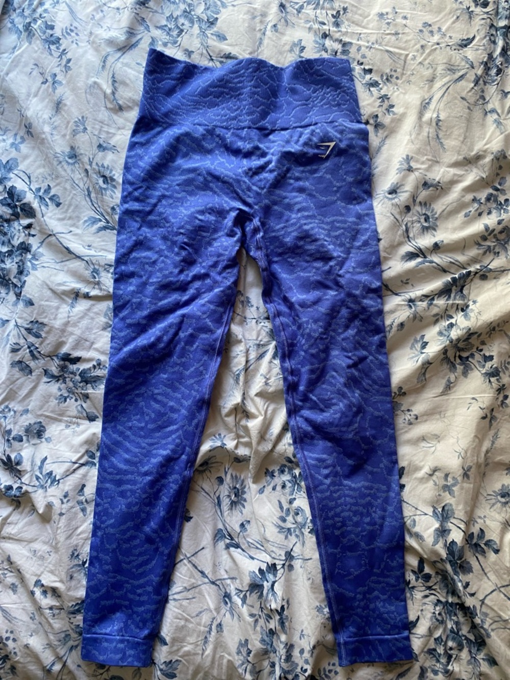 Gymshark Kids Blue Seamless High-Waist Leggings